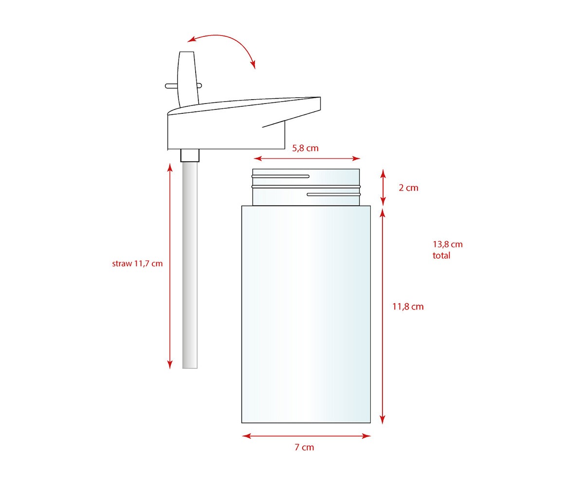Botella Tritán Stitch Drink Up 450ml Personalizable
