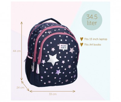 Mochila Escolar Milky Kiss Fable World