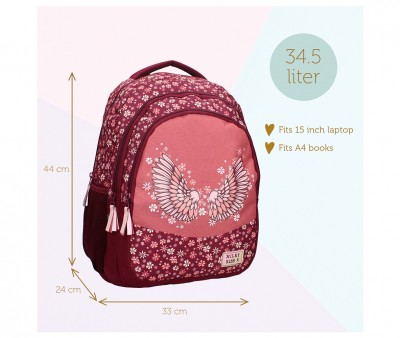 Mochila Escolar Milky Kiss Wild Bliss