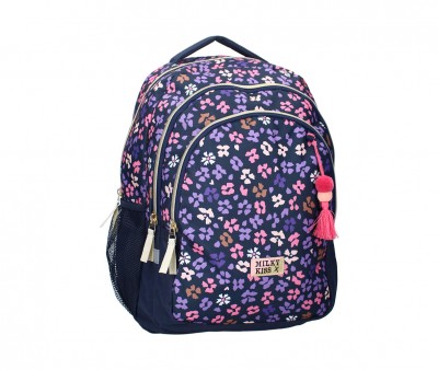 Mochila Escolar Milky Kiss Wildflower