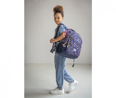 Mochila Escolar Milky Kiss Wildflower