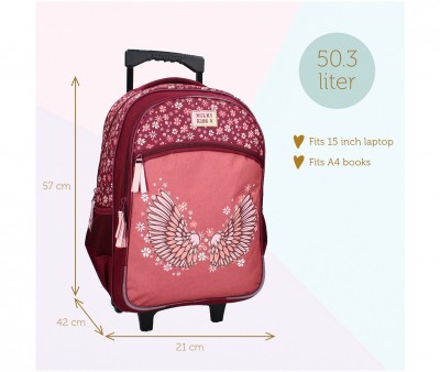 Mochila con Ruedas Milky Kiss Wild Bliss