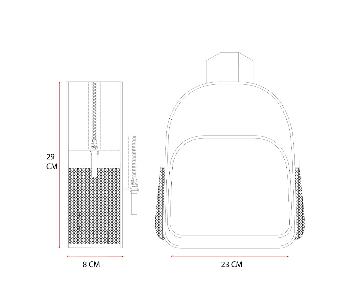 Mochila Pequeña Hello Kitty Follow the Rainbow
