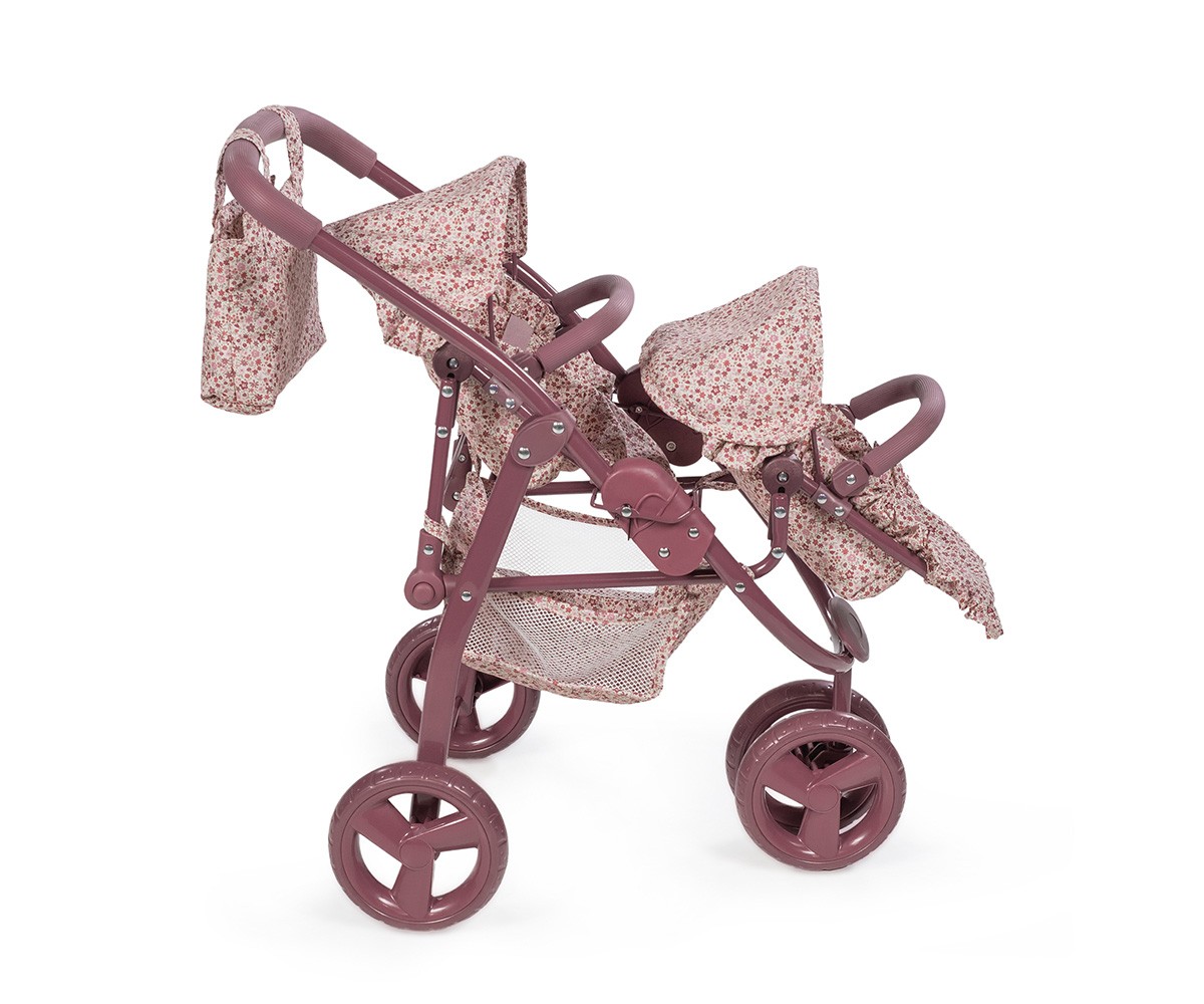 Poussette Double pour Poupées Cherry Flores