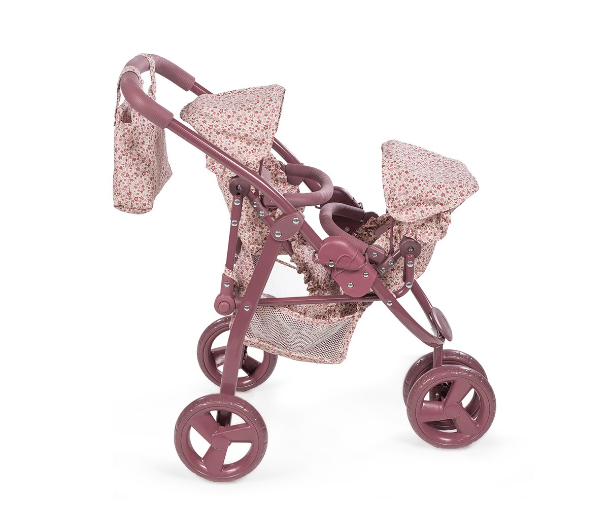 Poussette Double pour Poupées Cherry Flores