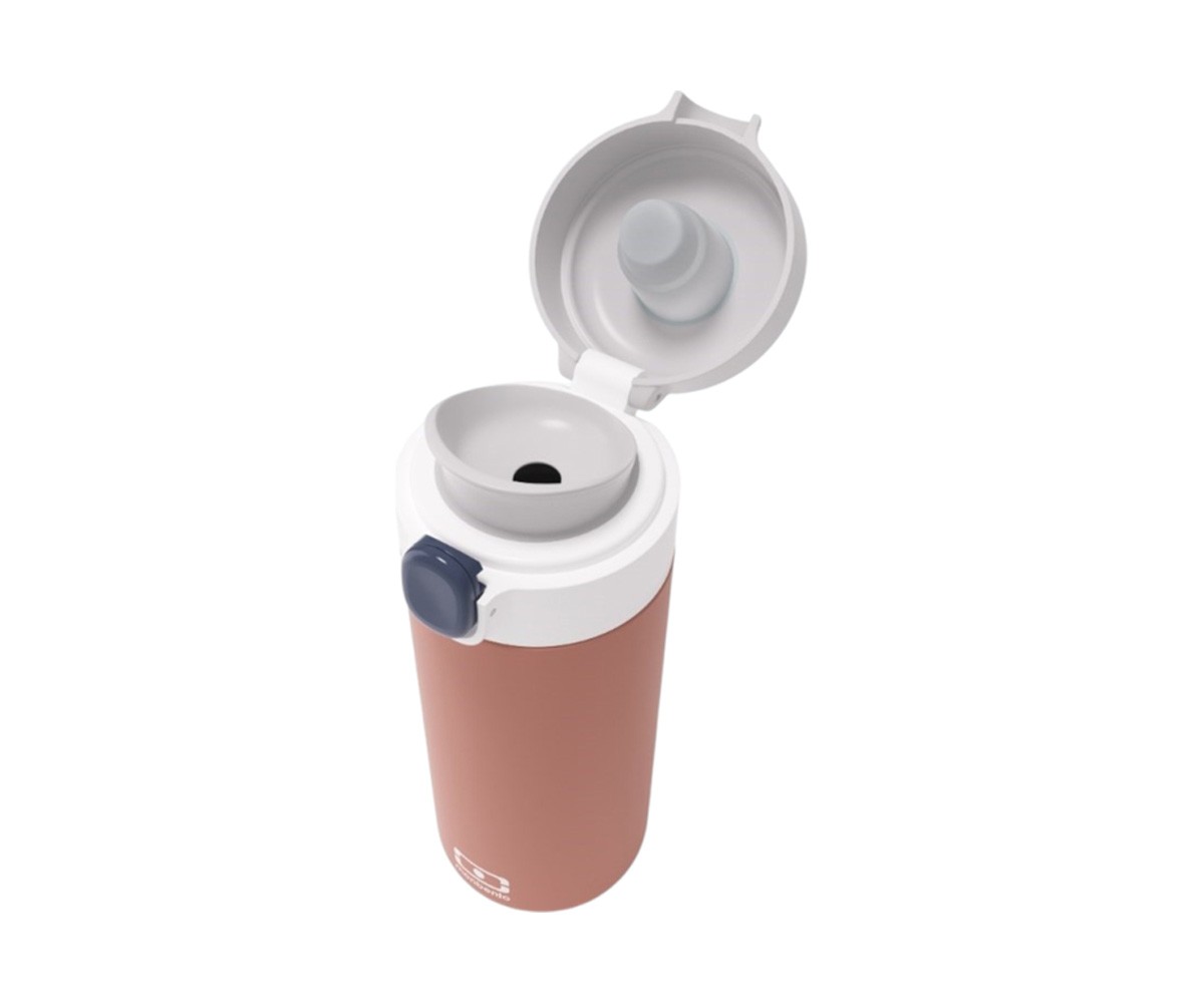 Gourde Isotherme en Acier Inoxydable MB Rose Moka 360 ml