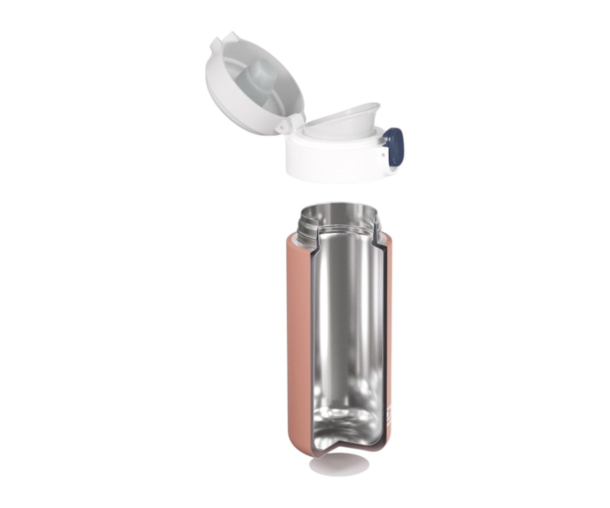 Gourde Isotherme en Acier Inoxydable MB Rose Moka 360 ml