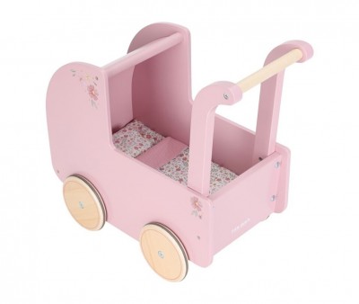 Carrito de Madera para Muñecas FSC Pink Essentials