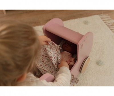 Carrito de Madera para Muñecas FSC Pink Essentials