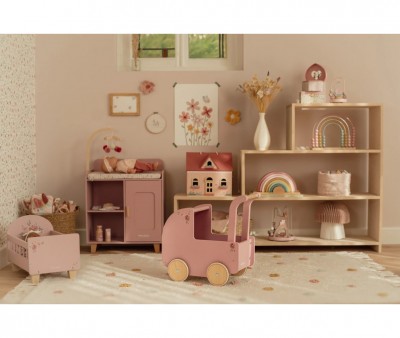 Carrito de Madera para Muñecas FSC Pink Essentials