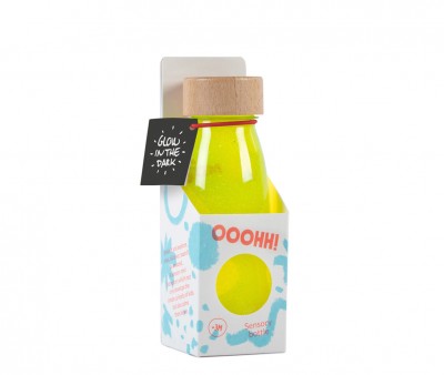 Floating Sensory Bottle Flip Yellow