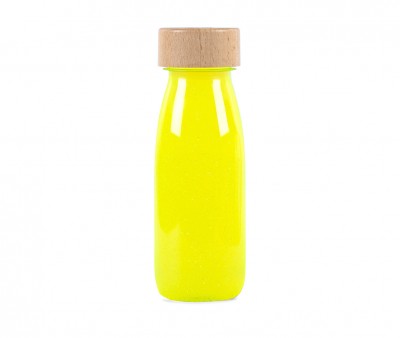 Floating Sensory Bottle Flip Yellow