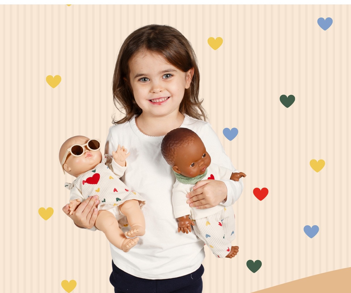 Lunettes de Soleil Beiges pour Poupées