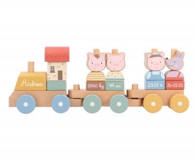 Trenino Little Pigs Family Personalizzabile