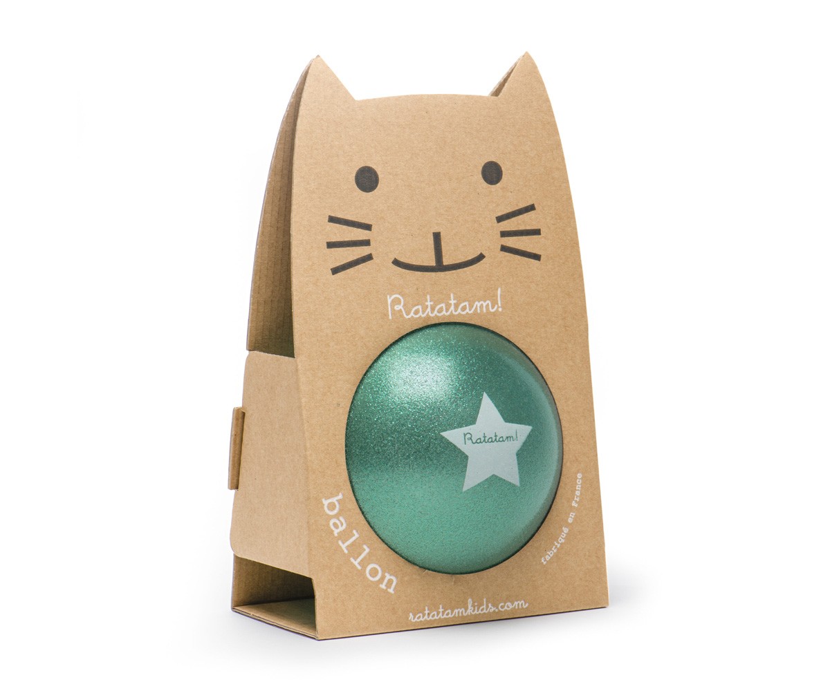 Palla Glitter Verde 15 cm