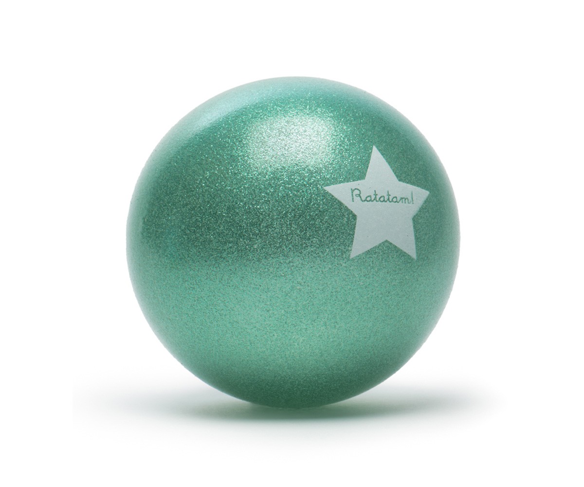 Palla Glitter Verde 15 cm