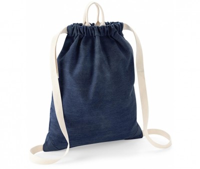 Mochila Saco Denim Blue Personalizable