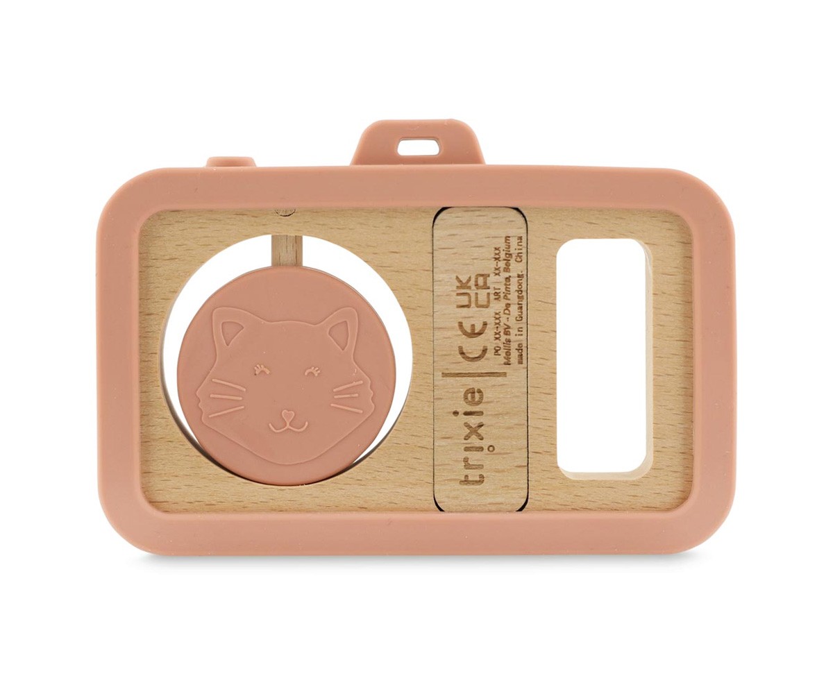 Fotocamera  in Legno e Silicone Mrs.Cat