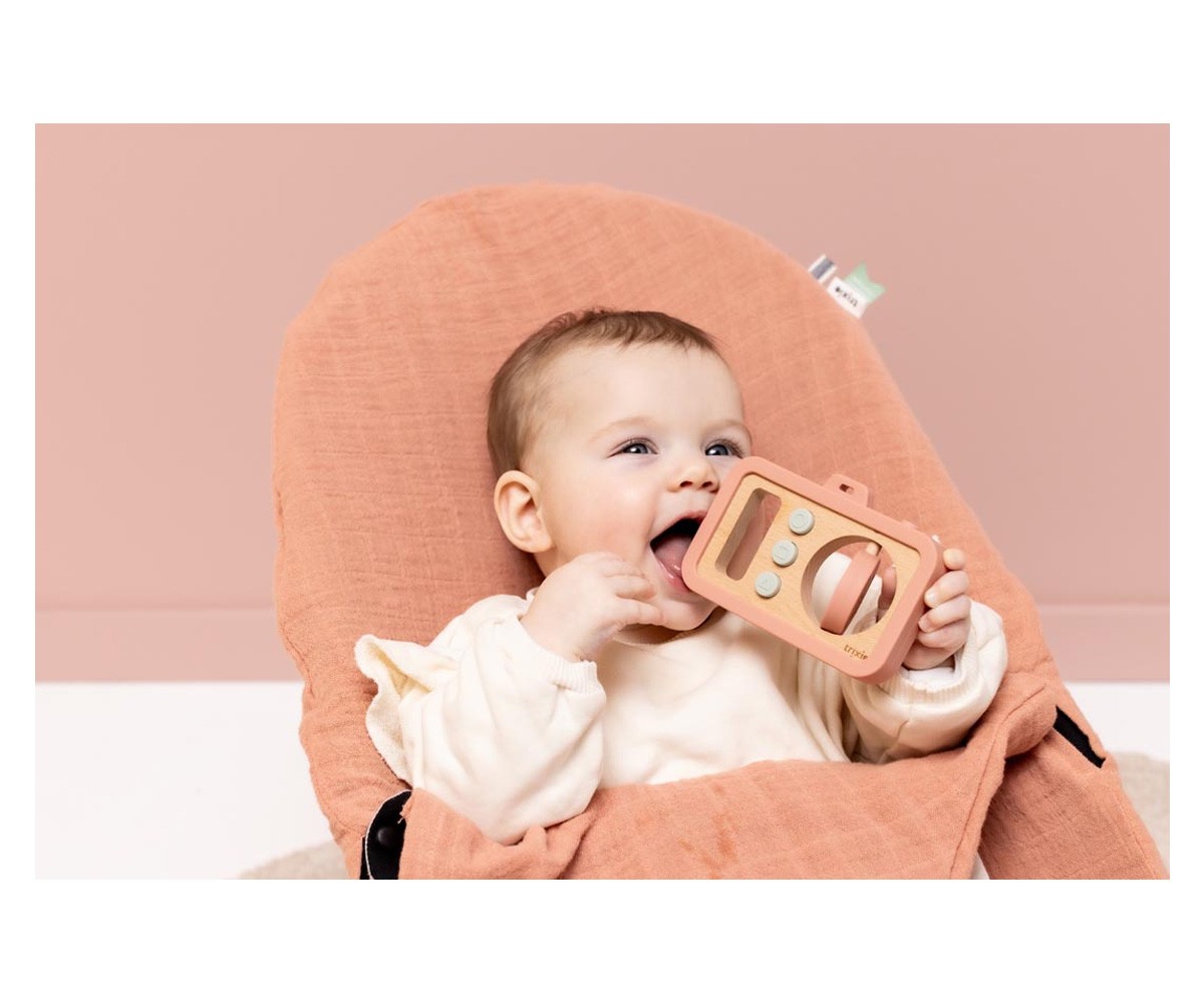 Fotocamera  in Legno e Silicone Mrs.Cat