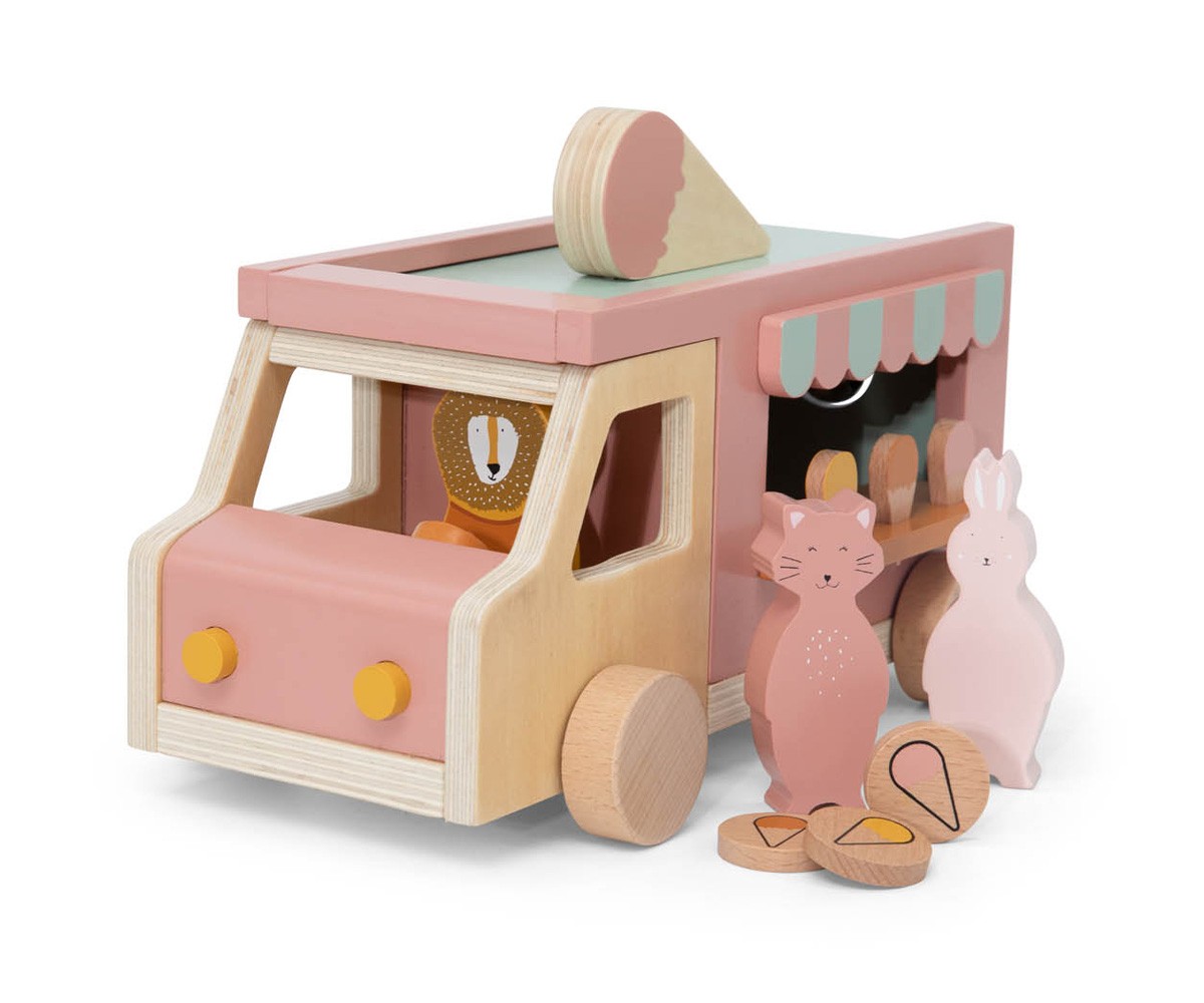 Camioncino Gelati Legno Animali Trixie