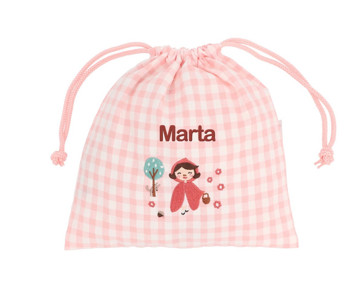 Sac à Goûter Vichy Little Red Personnalisable
