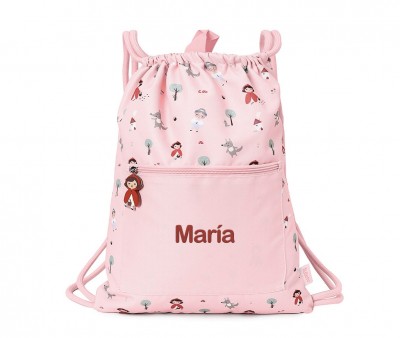 Mochila Saco Impermeable Little Red Personalizable