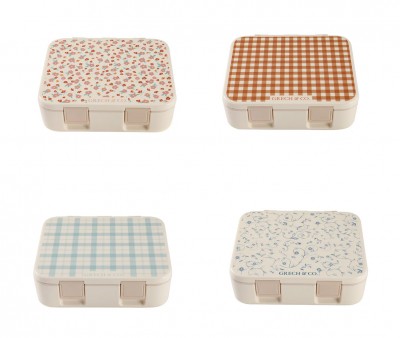 Caja de Almuerzo 3 Compartimentos Scandi Floral