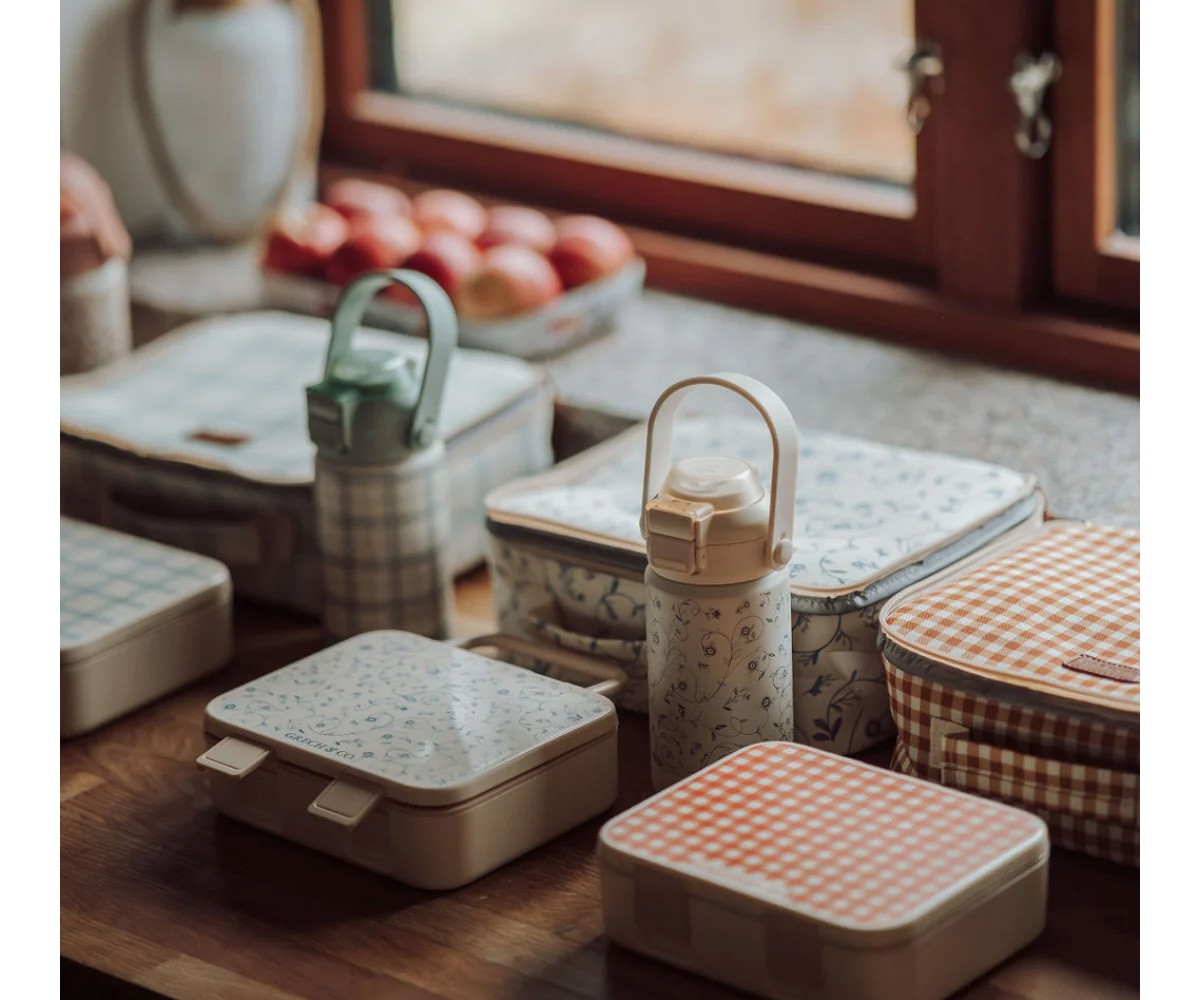 Boîte à Lunch à 3 Compartiments Fern Plaid