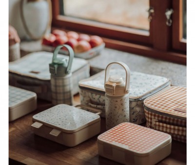 Boîte à Lunch à 3 Compartiments Fern Plaid