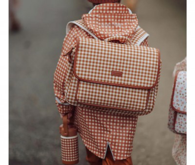 Mochila Escolar Satchel Sienna Gingham