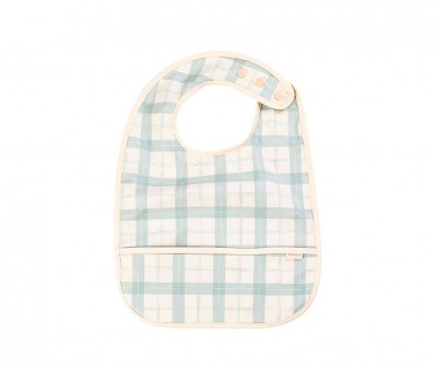 Babero Bebé Fern Plaid