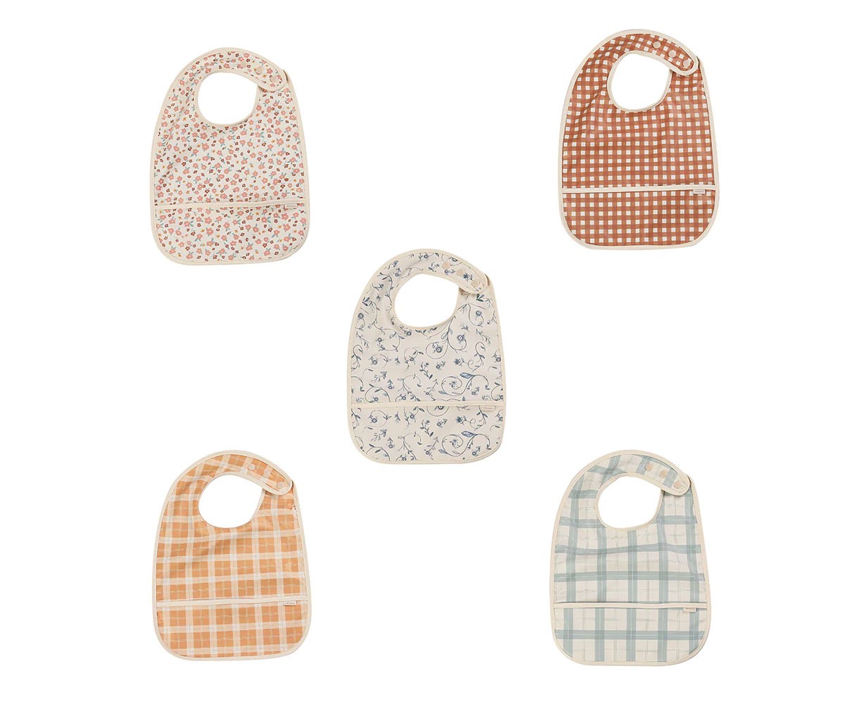 Bavoir Bébé Fern Plaid