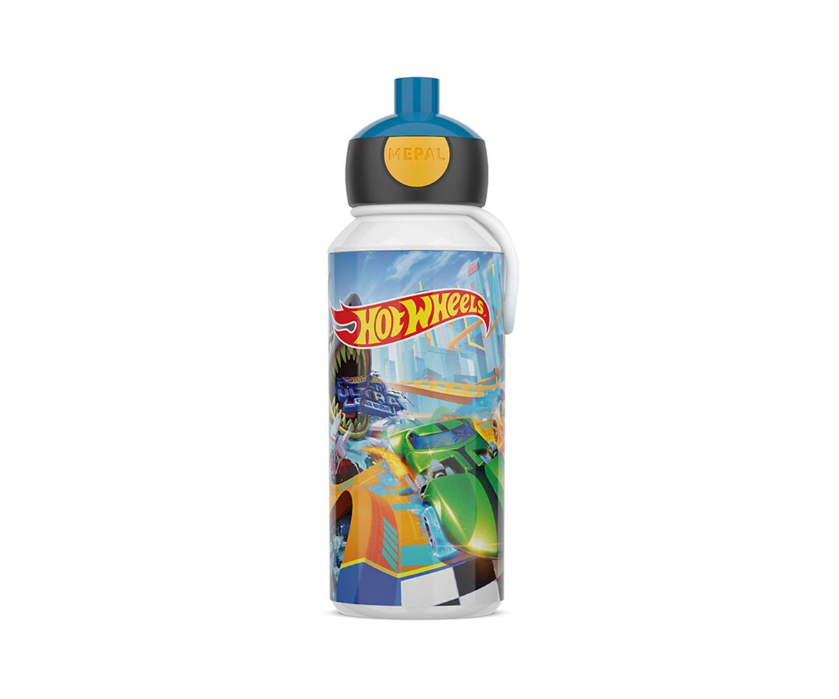 Botella Campus Pop-Up Hot Wheels 400ml