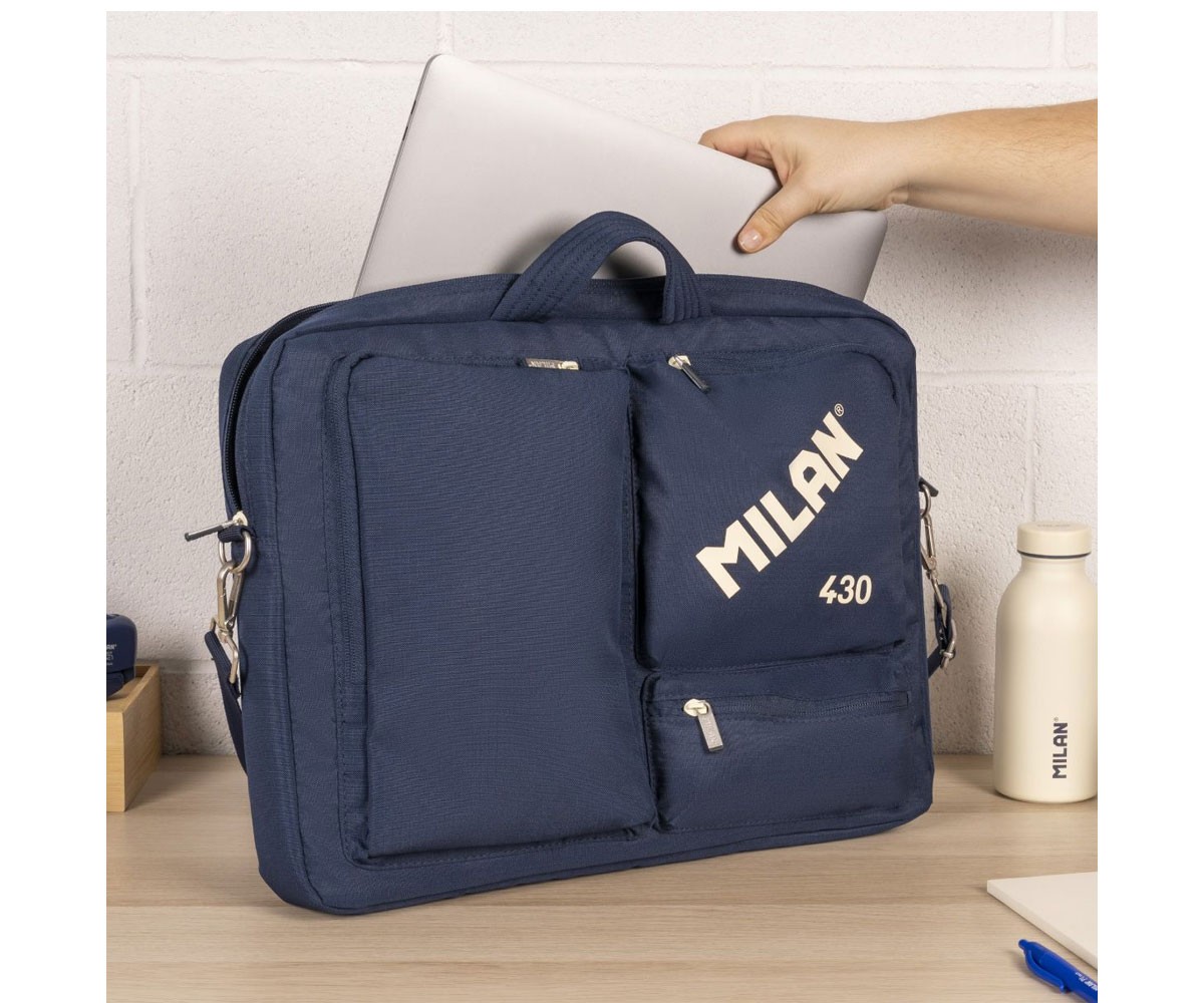 Sacoche Ordinateur Portable Collection 430 Since 1918 Bleue Marine