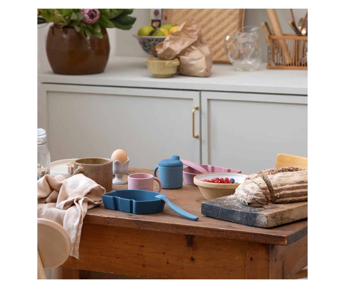 Bol de Silicona Fanto Nordic Blue