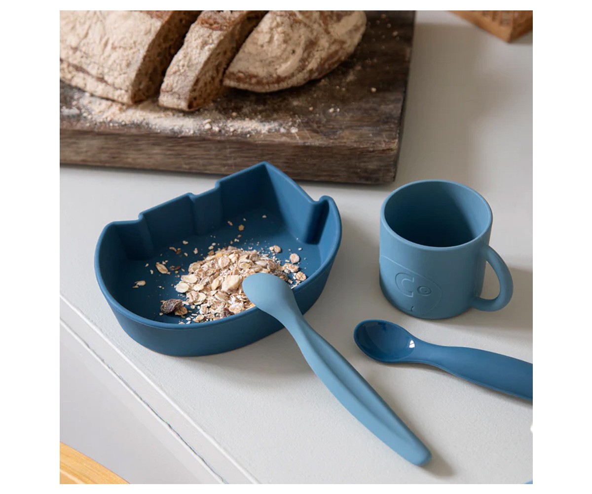 Bol de Silicona Fanto Nordic Blue