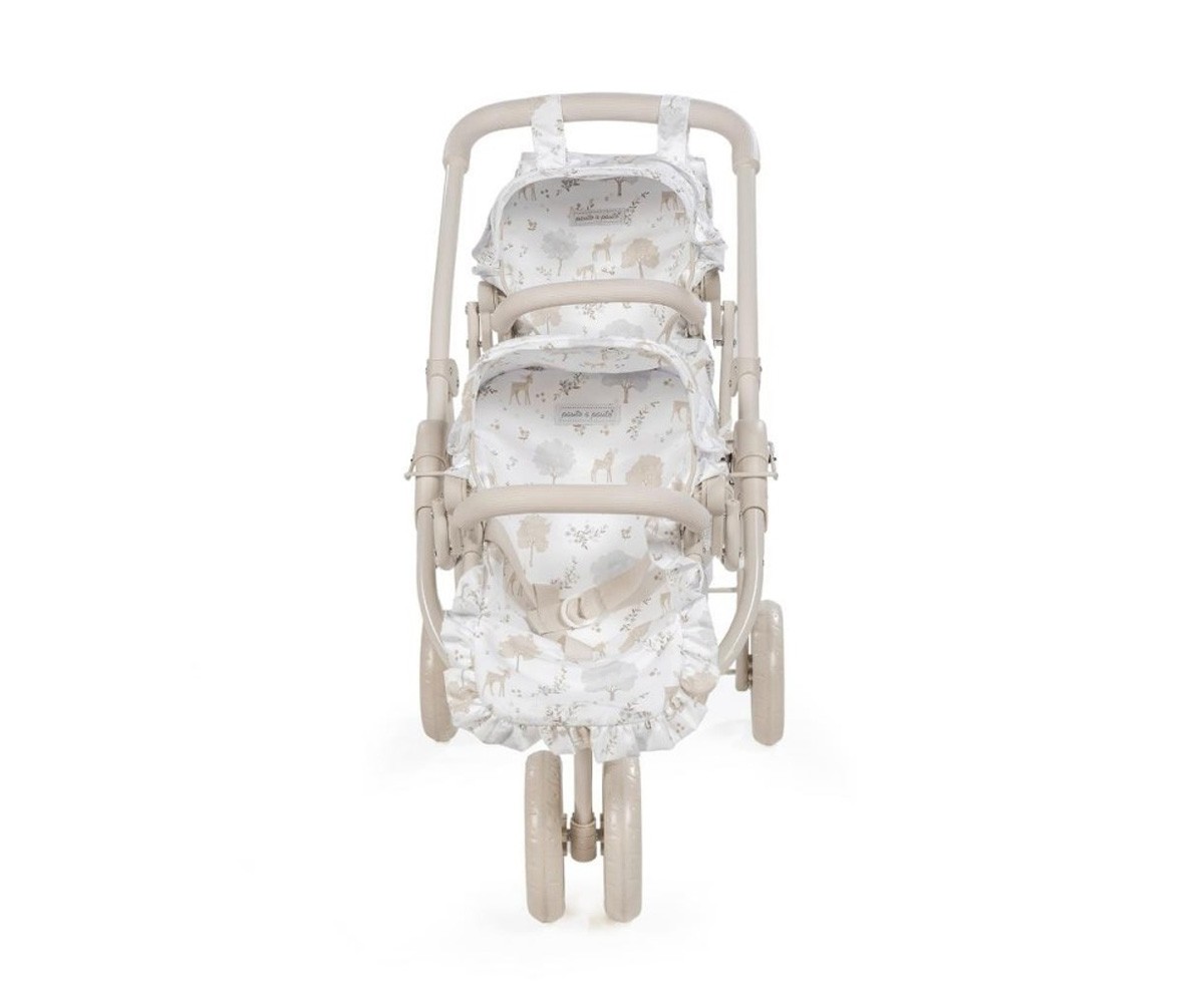 Poussette Double pour Poupées Nara