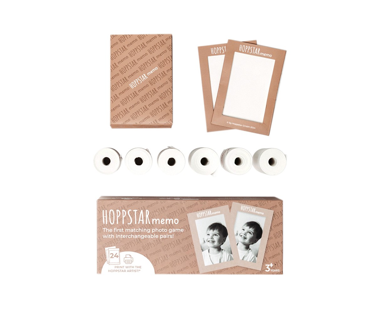 Hoppstar Memo con 6 Rotoli di Carta