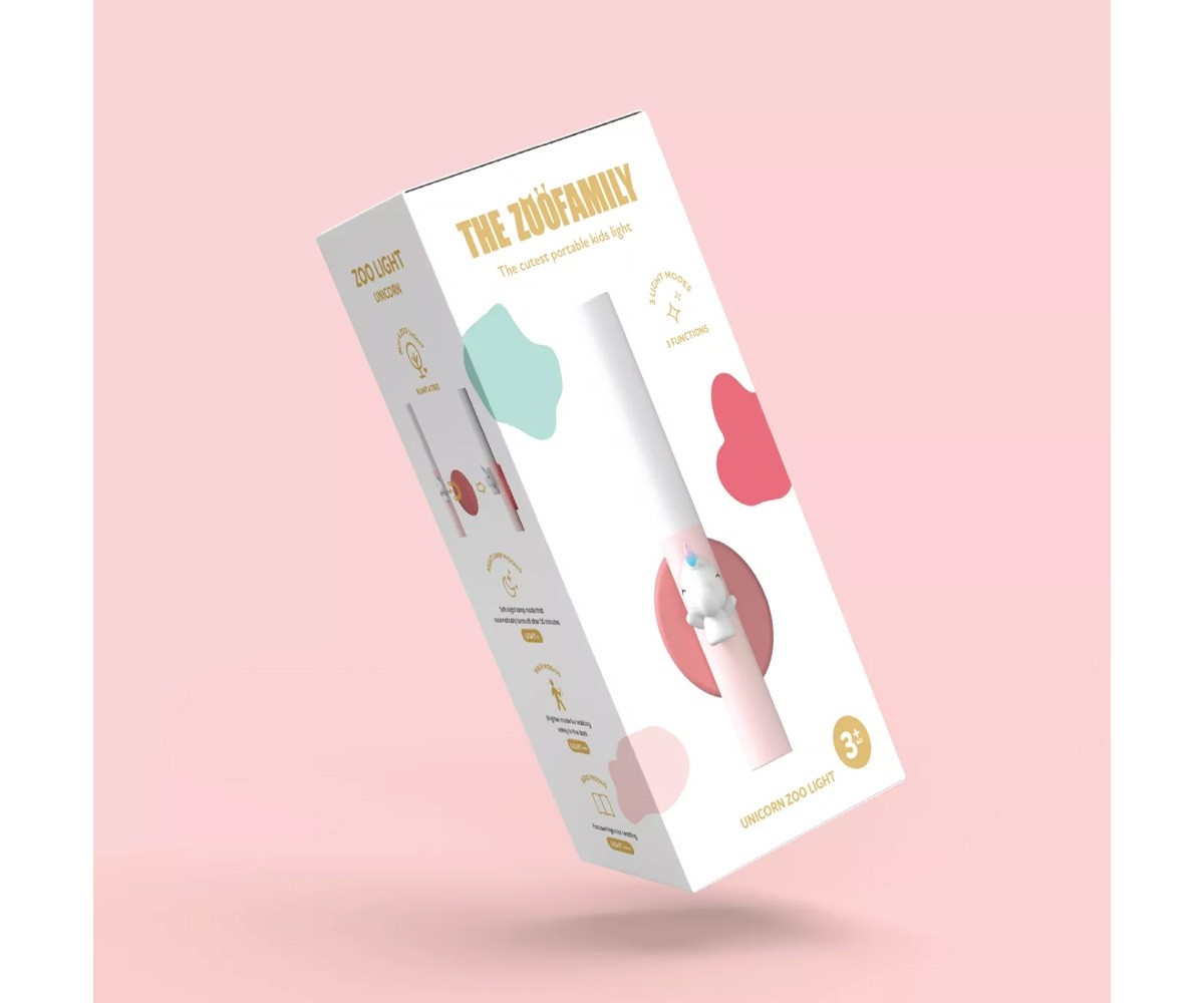 Lampada Notte 3-in-1  Zoo Light Unicorn