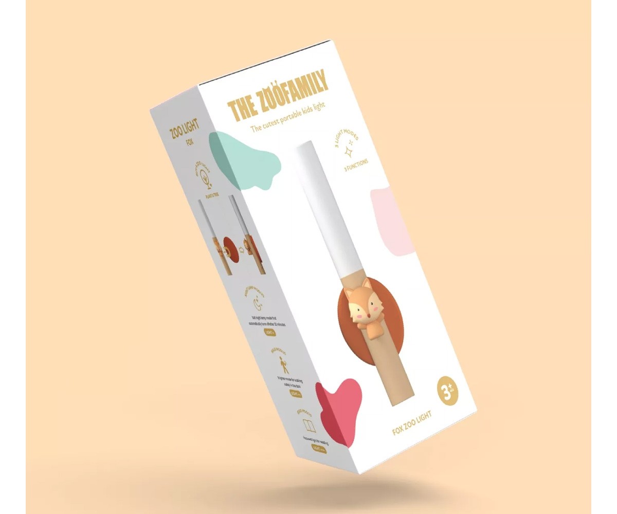 Lampada Notte 3-in-1  Zoo Light Fox