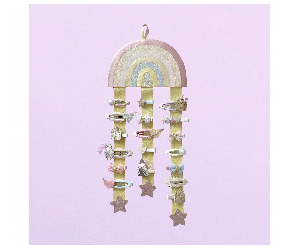 Colgador de Clips Pink Rainbow