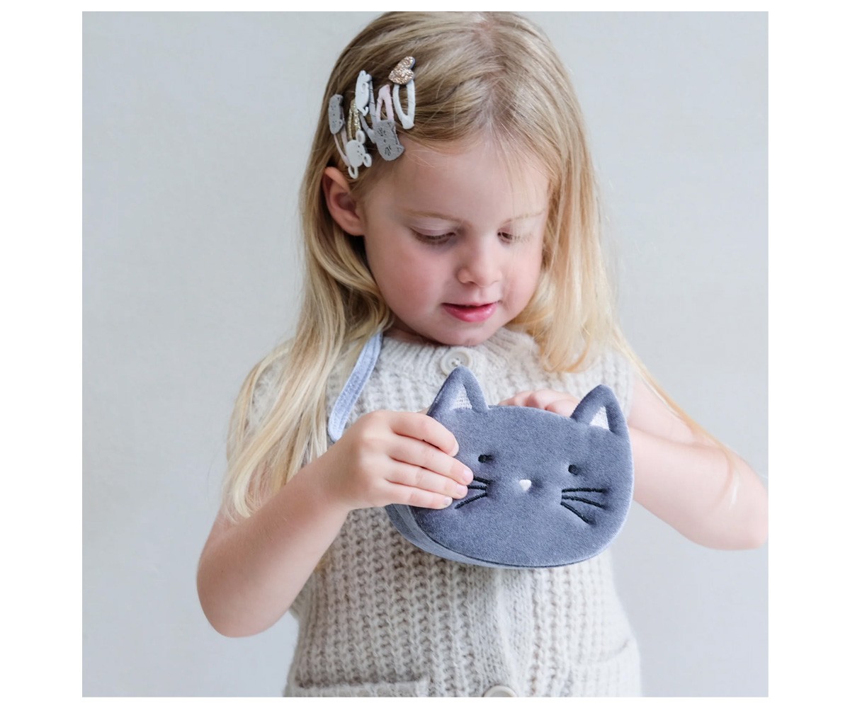 4 Clips de Pelo Kitty Cat Clic Clacs