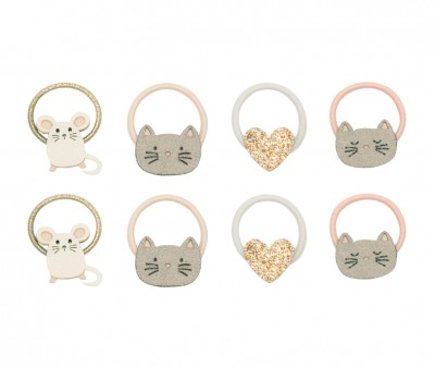 8 mini elásticos Cat & Mouse