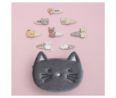5 mini clipes Clic Clasc Cat & Mouse