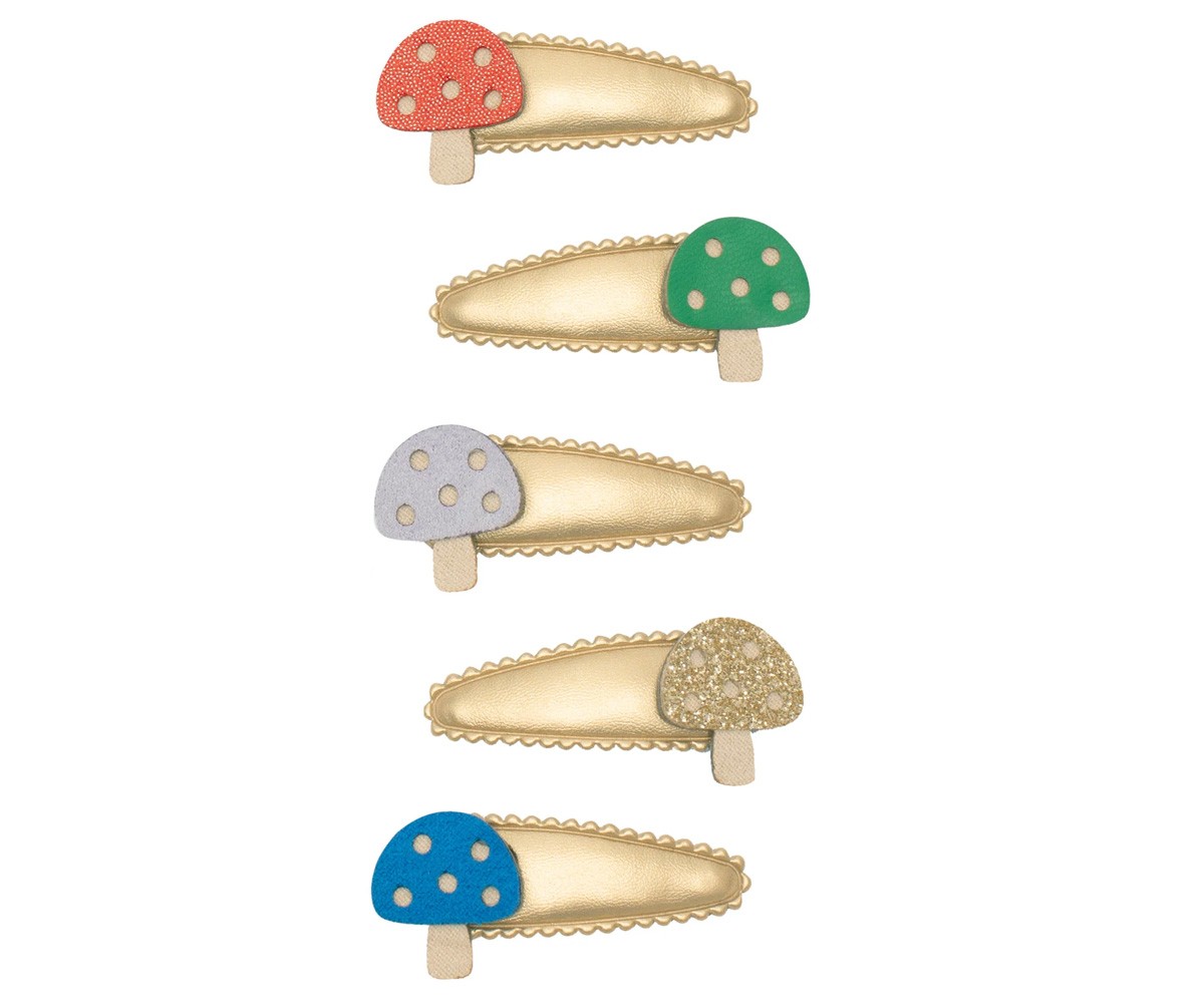 5 mini clipes Toadstool Mabel