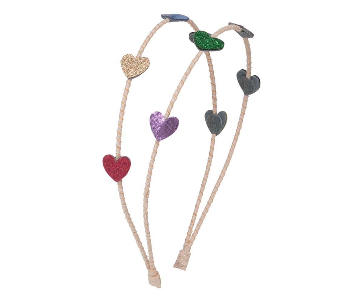 Diadema dupla Jazzy Teeny Heart Alice