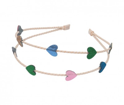 Diadema dupla Jazzy Teeny Heart Alice