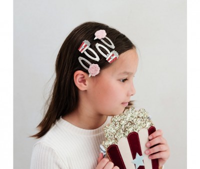 4 clipes Popcorn & Candyfloss