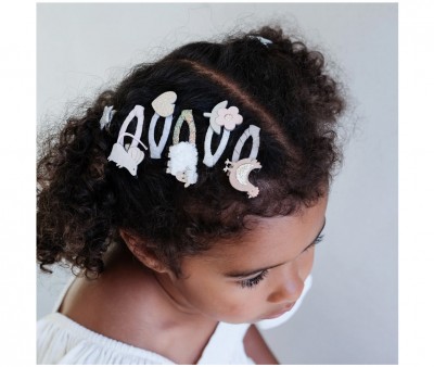 5 Mini Clips de Pelo Clic Clacs Farm Animal