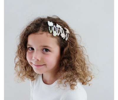 5 Mini Clips de Pelo Clic Clacs Farm Animal